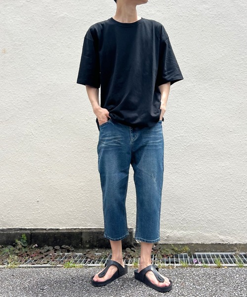 BEATJIVE ジーンズ クロップドパンツ メンズ デニムパンツ