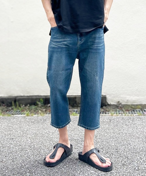 DOPデニムサルエルパンツレトロヴィンテージ古着 古着 70s Levi's Fresh Produce 22204-0216 濃紺 デニム