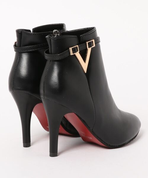 STYLEBLOCK（スタイルブロック） ブーツ Vカットサイドファスナー