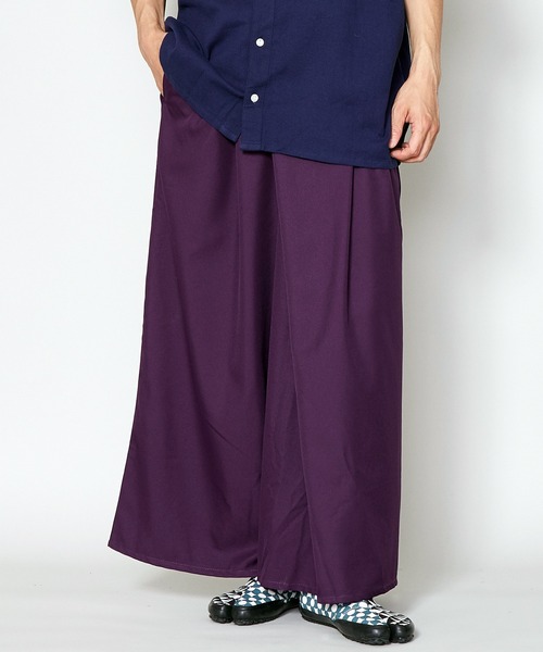 カヤ パンツ 「カヤ」いなせ袴 メンズワイドパンツ メンズ