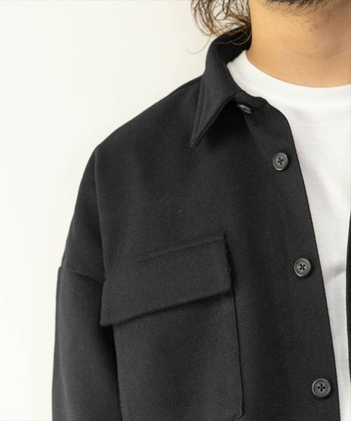 ブルゾン アウター 「ウールフェイク」CPOジャケット メンズ