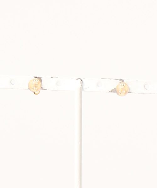 con affetto(ファッション) ピアス K18オーバルピアス レディース