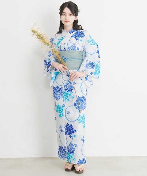 Dita 浴衣 1人で簡単に着られる♪（ゆかた・しわ兵児帯・下駄