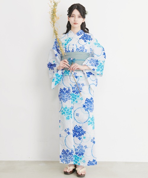 Dita 浴衣 1人で簡単に着られる♪（ゆかた・しわ兵児帯・下駄