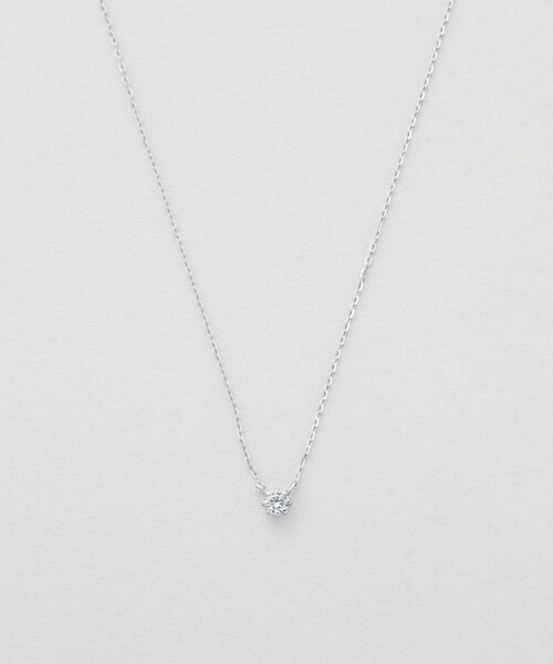 Jouete（ジュエッテ） ネックレス K18WG ダイヤモンド ネックレス