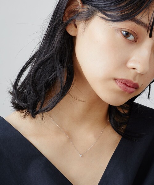 Jouete（ジュエッテ） ネックレス K18WG ダイヤモンド ネックレス 