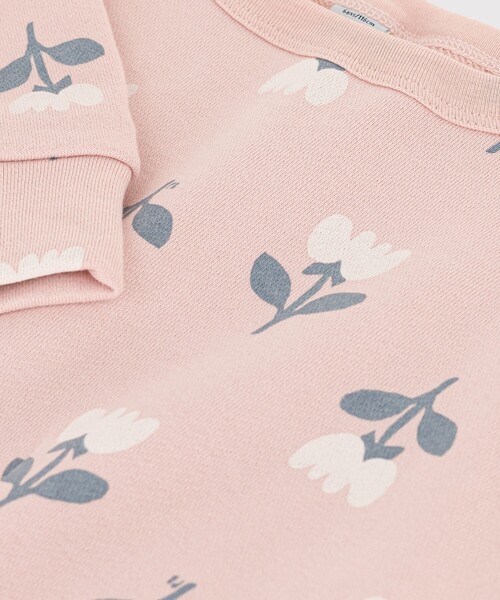PETIT BATEAU（プチバトー） トレーナー プリントスウェット長袖プル