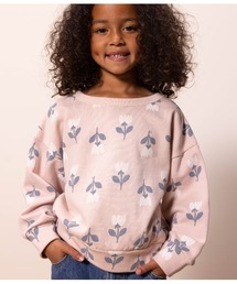 PETIT BATEAU（プチバトー） トレーナー プリントスウェット長袖プル