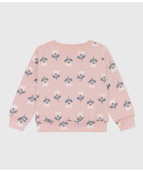 PETIT BATEAU（プチバトー） トレーナー プリントスウェット長袖プル