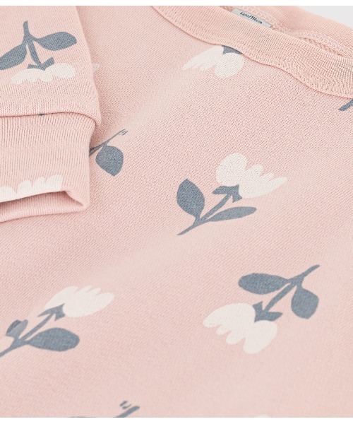 PETIT BATEAU（プチバトー） トレーナー プリントスウェット長袖プル