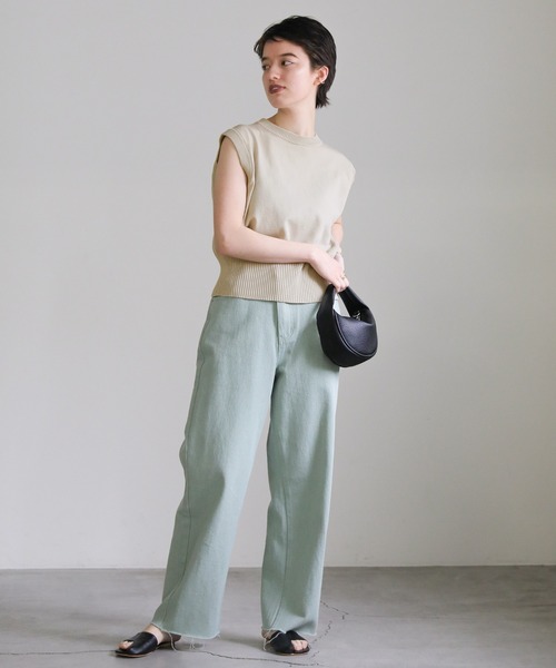 ニットノースリーブ　シティショップ　MOZH select MOCA（セレクトモカ） ニット セーター 「ZOZO限定」バック