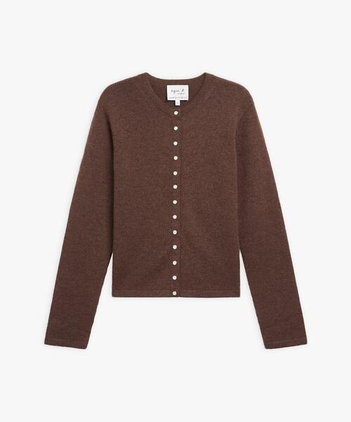 agnes b. カーディガン LU31 CARDIGAN カーディガンプレッション  