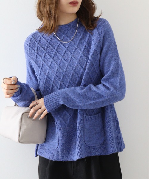 ニット セーター BRODIAEA　アルパカ混プルオーバー レディース ニット セーター BRODIAEA アルパカ混プルオーバー レディース