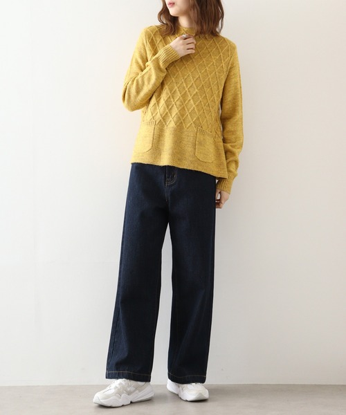 ニット セーター BRODIAEA　アルパカ混プルオーバー レディース セール】BRODIAEA アルパカ混プルオーバー（ニット/セーター