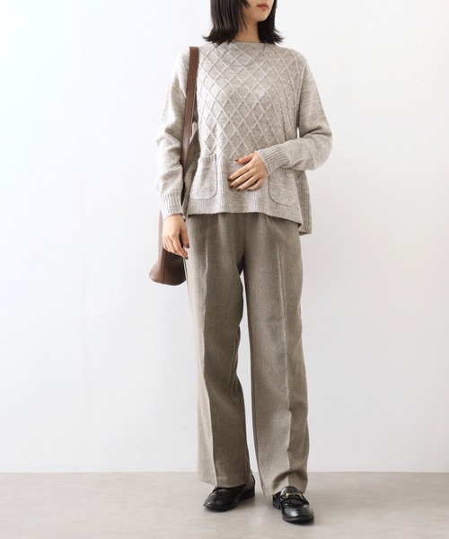 ニット セーター BRODIAEA　アルパカ混プルオーバー レディース ニット セーター BRODIAEA アルパカ混プルオーバー レディース