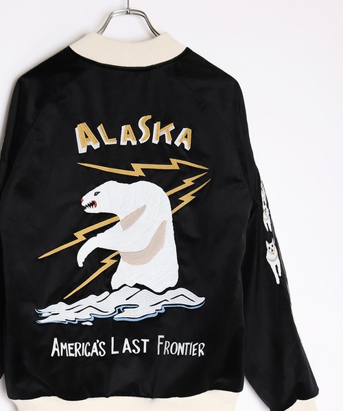 HOUSTON（ヒューストン） スカジャン 別珍スカジャン（アラスカクマ