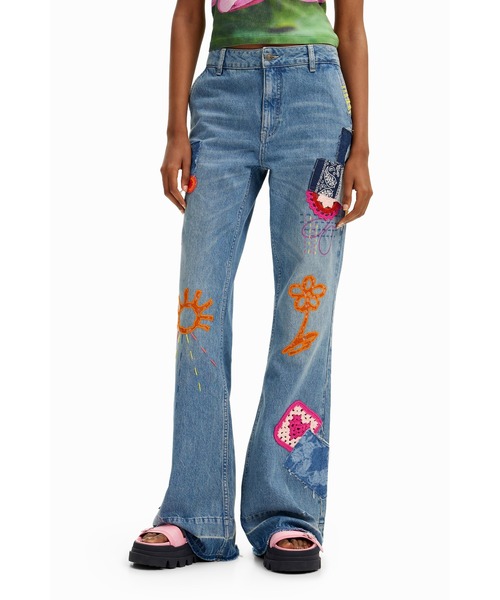 desigual ペイントデニム　コラボ商品 Desigual ジーンズ デニム デニムパンツ 「Desigual x Tyler