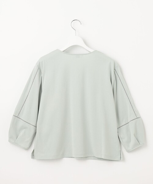 tシャツ 「洗える」プレーティングジャージー フロントタック