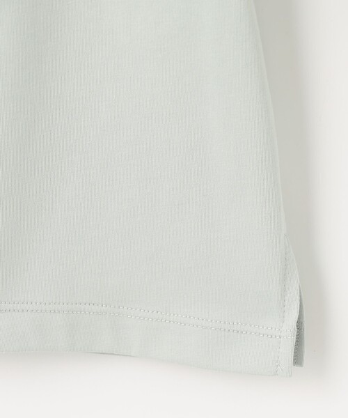 tシャツ 「洗える」プレーティングジャージー フロントタック カットソー レディース tシャツ 「洗える」プレーティングジャージー フロントタック