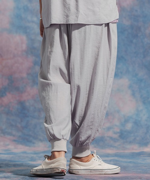 #25123 ハシビロコウ　バルーンパンツオーダー CAMBIO(カンビオ)】Silky Denim Balloon Pants デニムバルーン