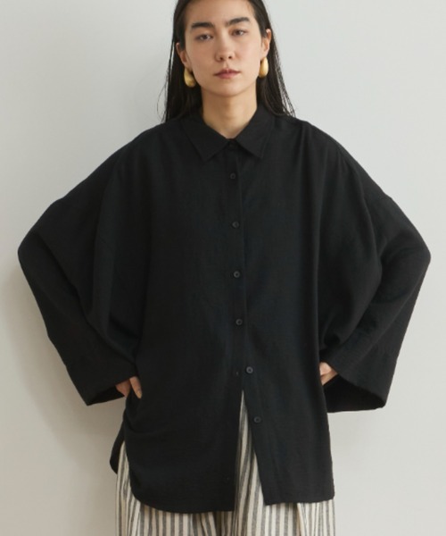 ブラウス シャツ ドルマンスリーブ シャツ レディース KOBE LETTUCE ブラウス シャツ ドルマンスリーブフレアブラウス