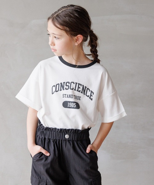 GLOBAL WORK tシャツ ヘビロッTEE/ワイド半袖/976076 キッズ