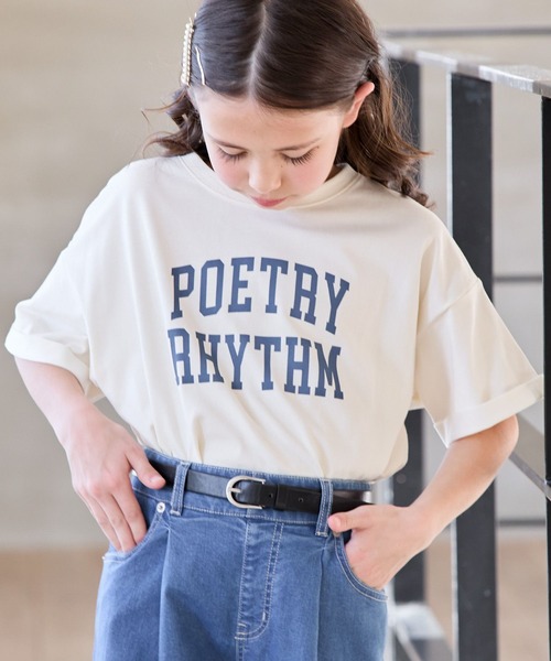 GLOBAL WORK tシャツ ヘビロッTEE/ワイド半袖/976076 キッズ
