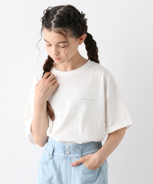 GLOBAL WORK tシャツ ヘビロッTEE/ワイド半袖/976076 キッズ