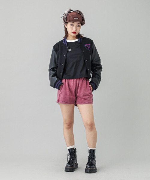 X-girl(エックスガール) スタジャン BABY STADIUM JACKET X-girl(エックスガール) スタジャン BABY STADIUM JACKET