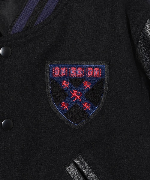 X-girl（エックスガール） スタジャン BABY STADIUM JACKET レディース