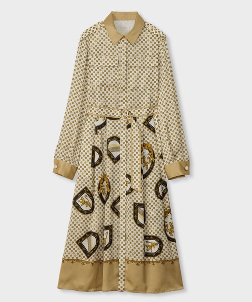 GRACE CLASS ワンピース プリントミリタリードレス : ZOZOTOWN Yahoo