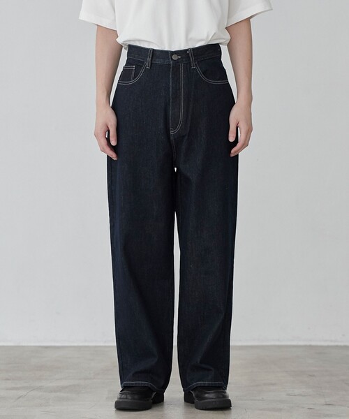 ジーンズ SMITH'S（スミス）別注5ポケットバギーデニムパンツ メンズ
