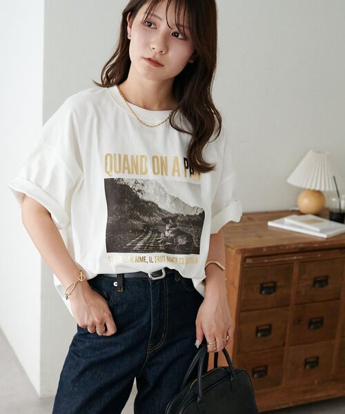 【新品未開封品】レディフォトコンパクトTシャツ A part by tシャツ 「別注」LIFEコンパクトフォトTEE レディース