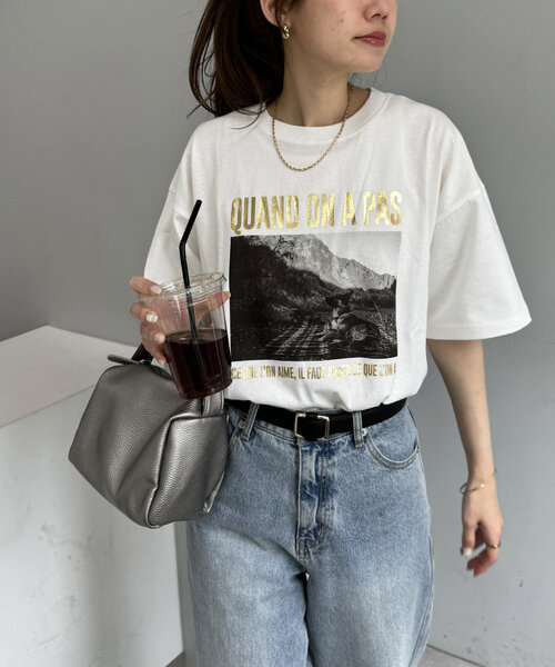【新品未開封品】レディフォトコンパクトTシャツ A part by tシャツ 「別注」LIFEコンパクトフォトTEE レディース