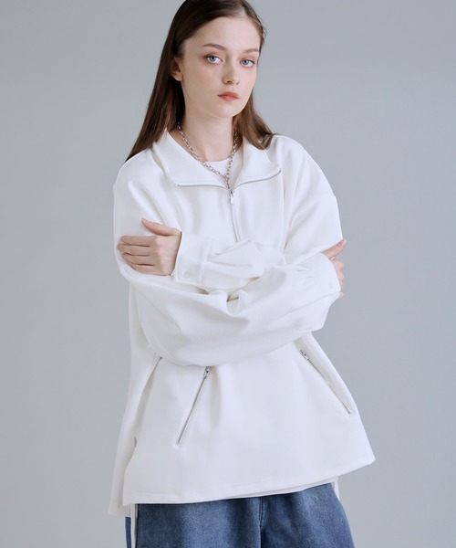 SOCCE tシャツ バルーンスリーブドレープコットンポンチハーフ