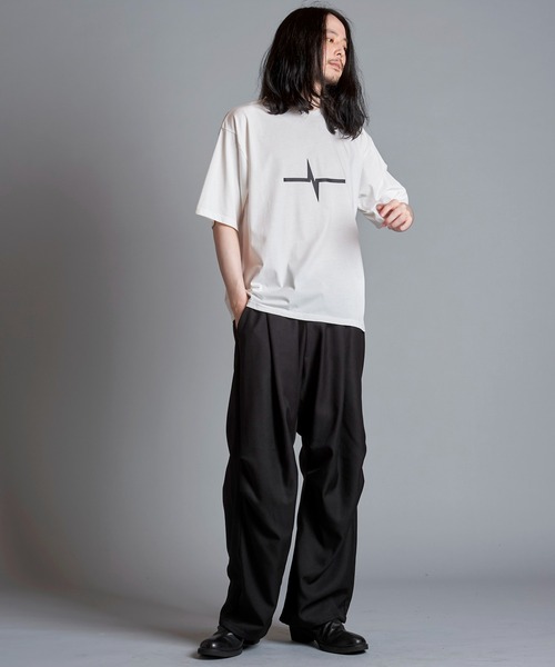 NO ID.（ノーアイディー） tシャツ 「NO ID.」Logo Print Crew Neck T