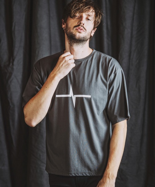 NO ID.（ノーアイディー） tシャツ 「NO ID.」Logo Print Crew Neck T