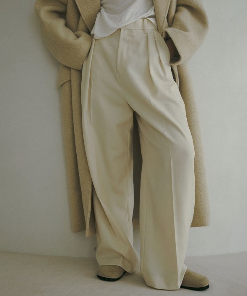 ETRE TOKYO（エトレトウキョウ） パンツ ワークディテールワイドパンツ