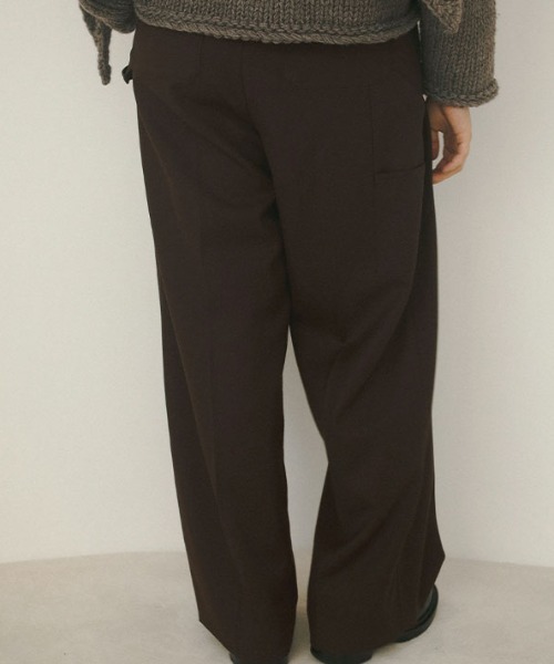ETRE TOKYO（エトレトウキョウ） パンツ ワークディテールワイドパンツ