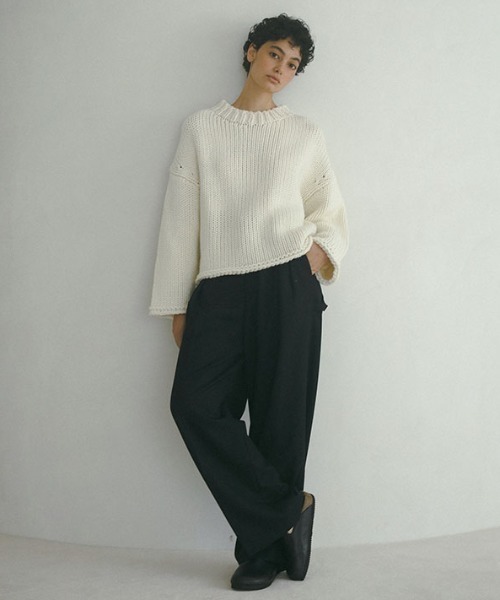 ETRE TOKYO ワークディテールワイドパンツ ETRE TOKYO（エトレトウキョウ） ワイドパンツ パンツ ワーク