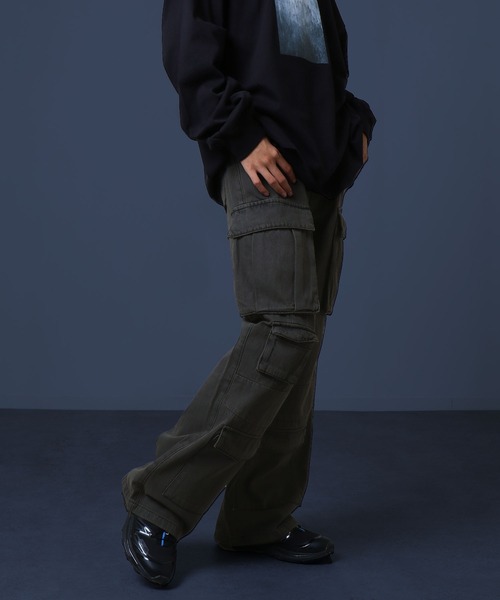 THRASHER（スラッシャー） ジーンズ マルチポケット ワイドストレート