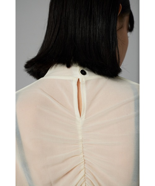tシャツ Sheer mellow high neck top　　シアーメローハイネックトップ レディース セール】Sheer mellow high neck top シアーメローハイネック