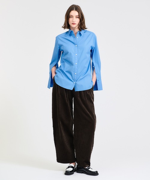 ブラウス シャツ ESTNATION / ロングスリーブ プラケットシャツ レディース ESTNATION ブラウス シャツ / ロングスリーブ プラケットシャツ