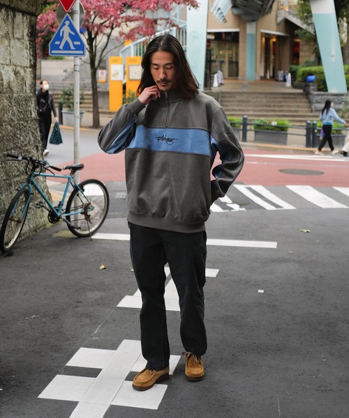 BILLABONG トレーナー スウェット メンズ Y2K PANLE HALF ZIP