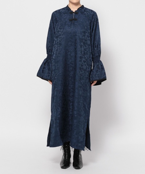 HARE 「HARE」 長袖ワンピース FREE ネイビー レディース