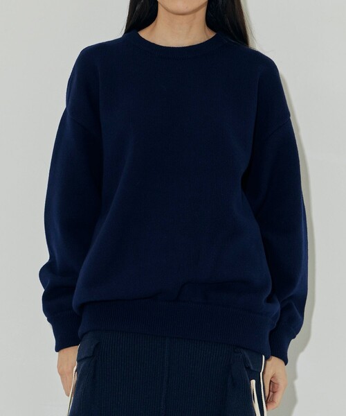 ニット セーター 「TAN/タン」RELAXED SWEATER/ルーズシルエット レディース