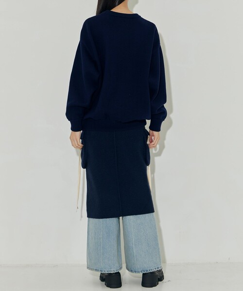 ニット セーター 「TAN/タン」RELAXED SWEATER/ルーズシルエット レディースの画像