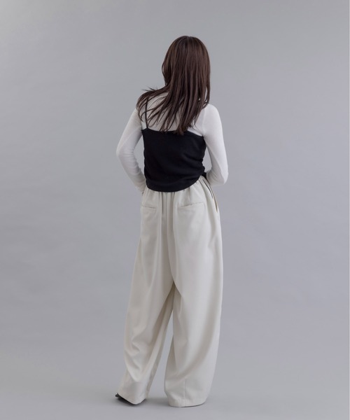 新品　今季　完売品　Eimee Law テキストプリント コクーンギャザーパンツ Eimee Law（エイミーロウ） パンツ テキストプリント コクーンギャザー