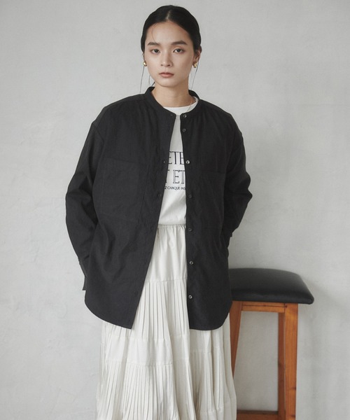 LOHEN ローヘン　バンドカラーロングシャツ　ブラック 商品 – ページ 4 – LOHEN