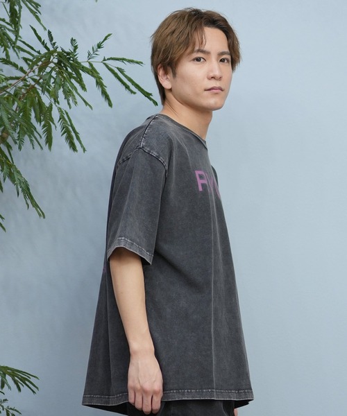 tシャツ RVCA/ルーカ 半袖Tシャツ フロントロゴプリント BF041-261 メンズ レディース | RVCA | 21